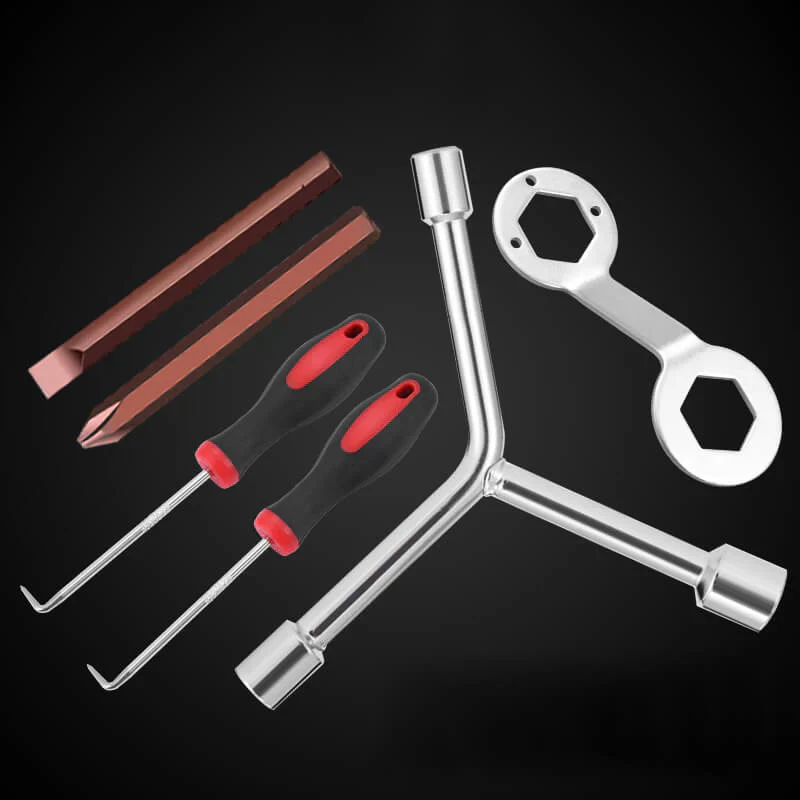 Washing machine pulley screw disassembly and cleaning tool - Image 3