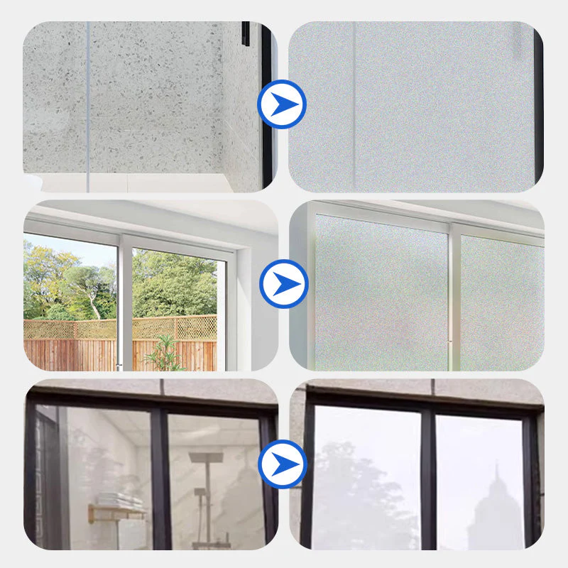 Waterproof Frosted Glass Paint for Door & Window with Brush - Image 3