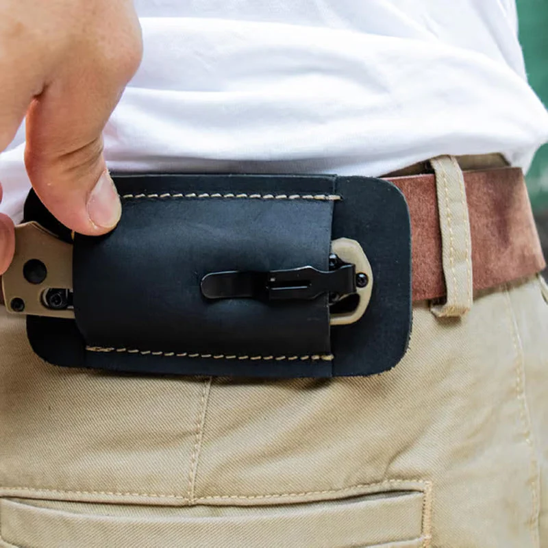 Wearable Belt Portable Folding Knife Holster - Image 3