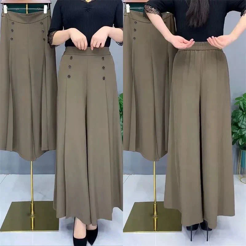 👖Hot Sale-Pleated Wide Leg Pants - Image 10