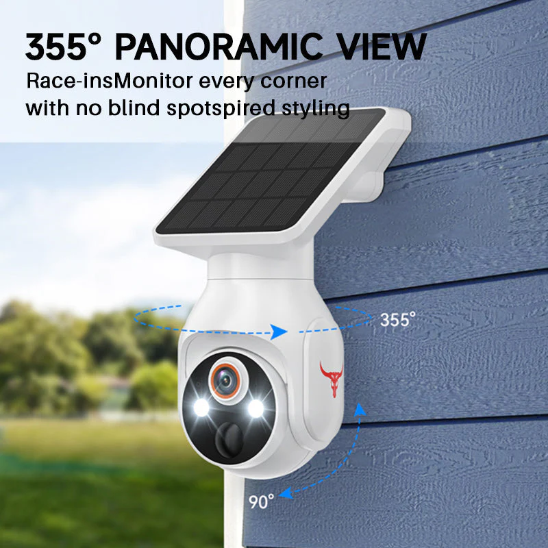 🥳2026 HOT SALE🥳💞50K+ SOLD!📹⚡ See Everything, Worry About Nothing. True Wireless 355° Solar Camera – 50% OFF!🏠🔭 - Image 2