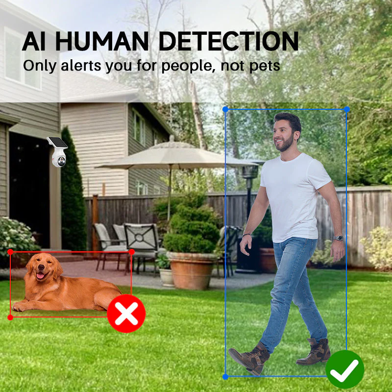 🥳2026 HOT SALE🥳💞50K+ SOLD!📹⚡ See Everything, Worry About Nothing. True Wireless 355° Solar Camera – 50% OFF!🏠🔭 - Image 6