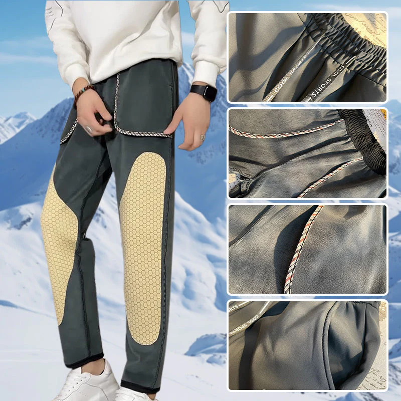 Winter Warm Waterproof Sweatpants with Drawstring - Image 5