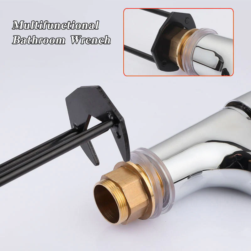🔥2024 HOT SALE 49% OFF 🔥🔧Multifunctional Sink Wrench Universal Double Ended Wrench Sink Faucet Plumbing Tools Bathroom Faucet and Sink Repair Tools🔧 - Image 3