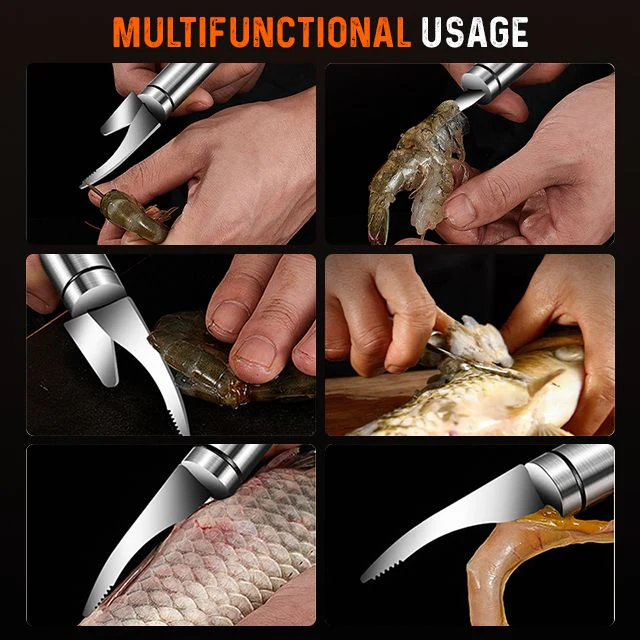 (Hot Sale - Buy One Get One Free)Multifunctional Fast Shrimp Peeler - Image 5