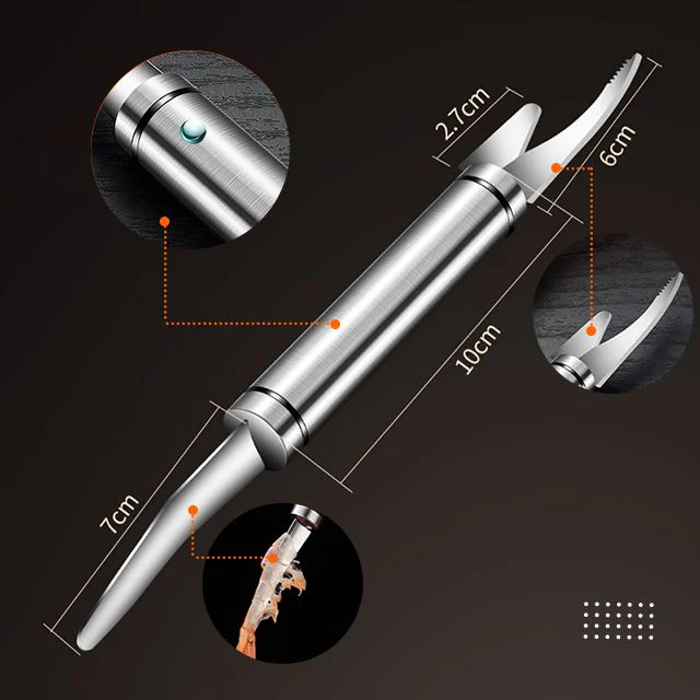 (Hot Sale - Buy One Get One Free)Multifunctional Fast Shrimp Peeler - Image 8