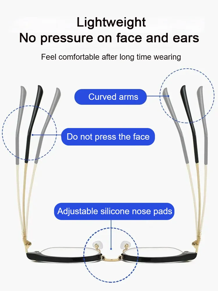 Ultra Light Anti Blue Presbyopic Glasses - Image 5